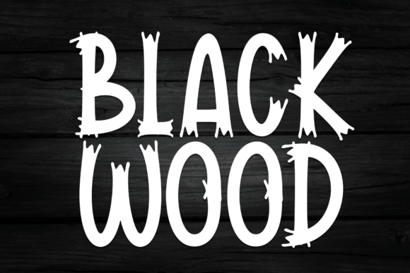 Black Wood: A Bold Display Font for Campaign Design