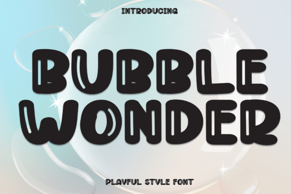 Bubble Wonder: A Display Font That Balances Friendly and Neat