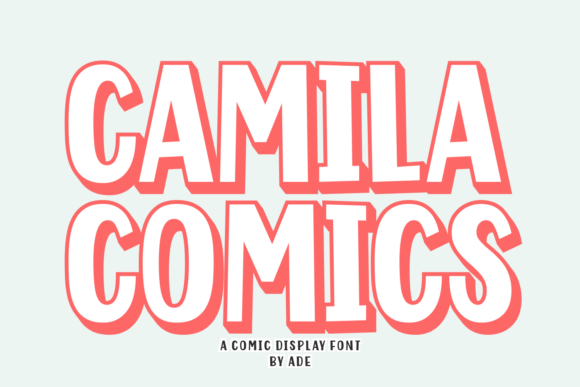 Camila Comics Brings Playful Energy to Web Design Layouts
