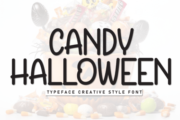 Candy Halloween: A Playful Display Font for Digital Branding and Web Headers