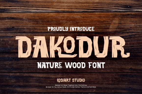 Dakodur: A Display Font That Earns Its Place