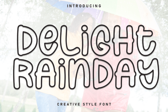 Delight Rainday: A Display Font Built for Clean Editorial Design