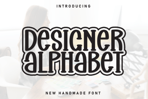 Designer Alphabet: A Handmade Display Font for Bold Editorial Storytelling