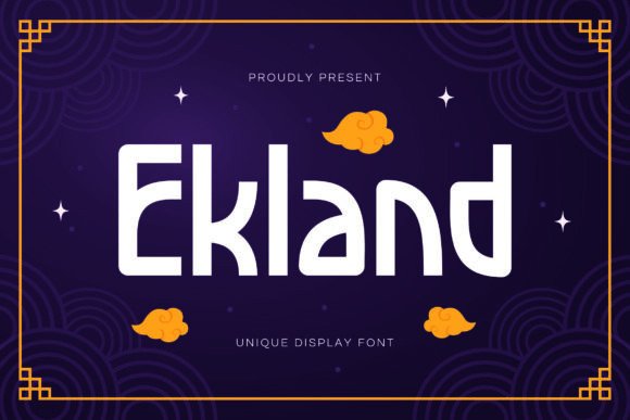 Ekland: A Display Font with Editorial Presence and Cultural Warmth