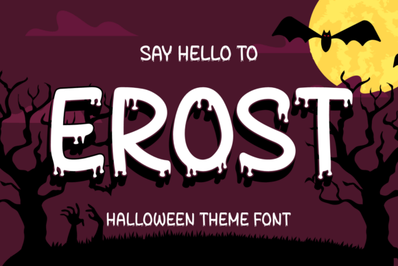 Erost Brings a Fresh Edge to Spooky Display Typography