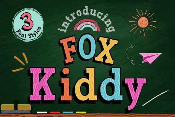 Fox Kiddy: A Playful Display Font for Editorial Storytelling