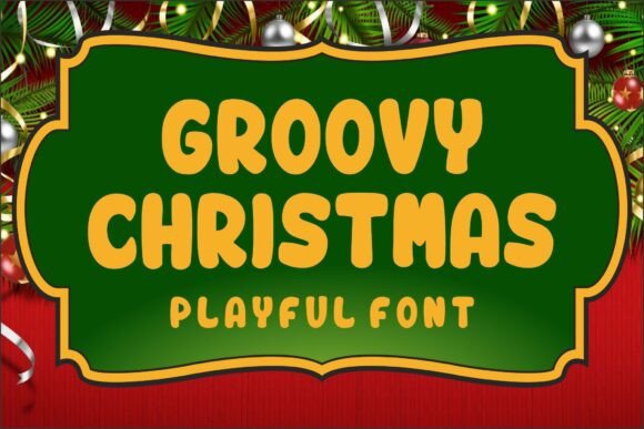Groovychristmas Regular: A Festive Font for Editorial Design