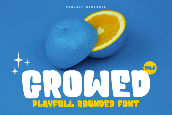 Growed Font: Bold Display Type for Friendly Campaign Headlines