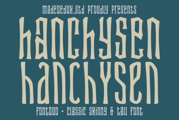 Hanchysen: A Display Font That Commands Attention in Web Design