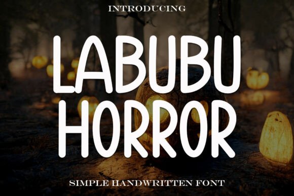 Labubuhorror: A Quirky Display Font for Playful Web Design