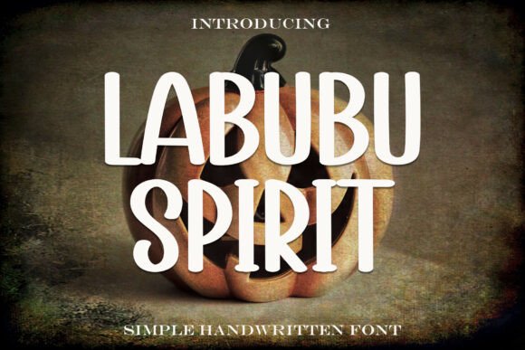 Labubuspirit: A Handwritten Display Font That Brings Personality to Branding Projects