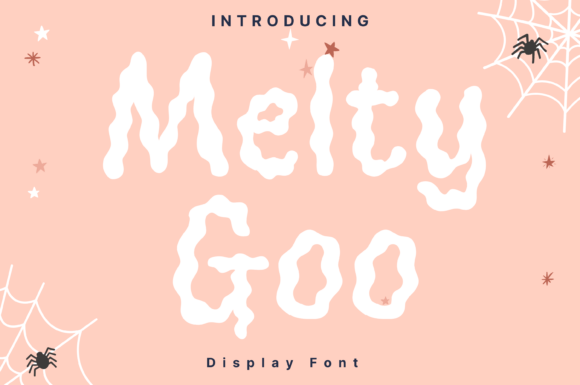 Melty Goo: A Playful Display Font for Bold Web Design