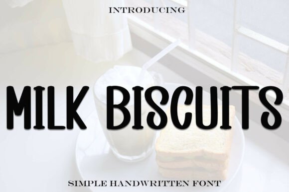 Milkbiscuits Typeface: Handcrafted Display Font for Marketers