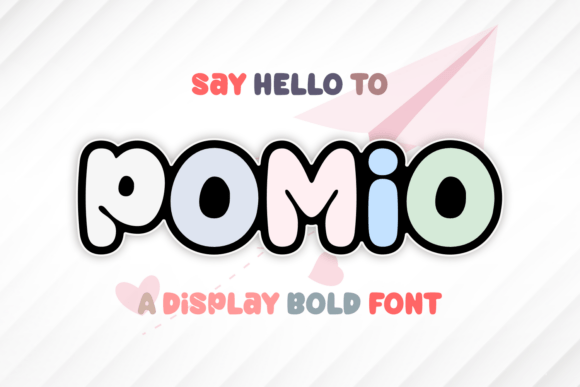 Pomio Font: A Rounded Display Typeface for Modern Web Projects