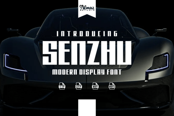 Senzhu: A Modern Display Font Built for Digital Impact