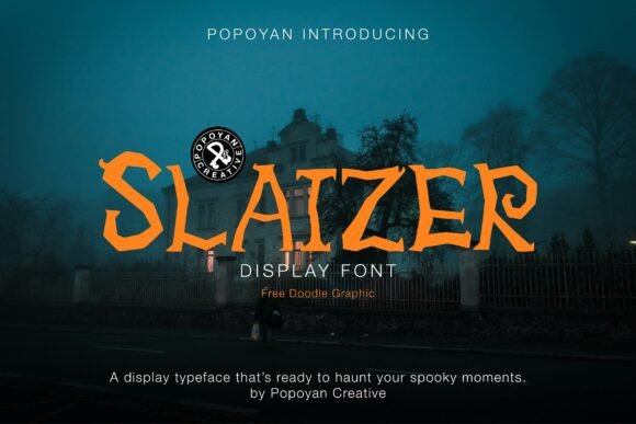 Slaizer Display Font Brings Edgy Charm to Handmade Products and Printables
