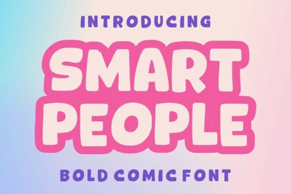 Smartpeople Regular: A Playful Typeface for Small Business Branding