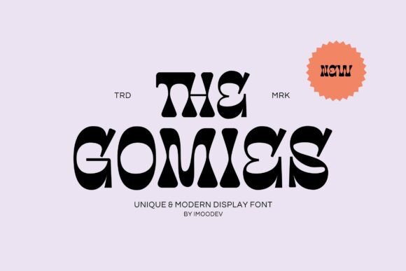 The Gomies Display Font for Handmade Labels and Product Design