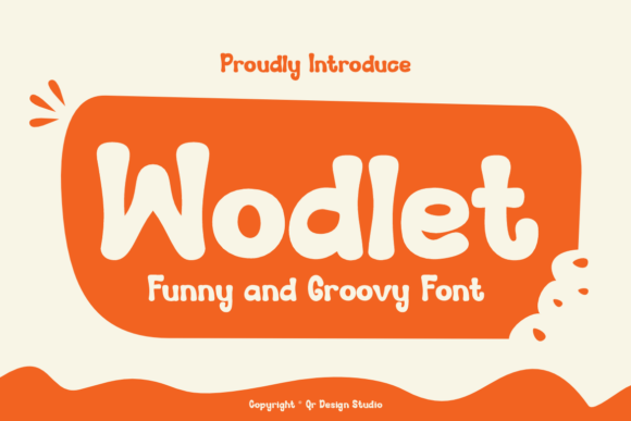 Wodlet: A Groovy Display Font for Playful Editorial Design